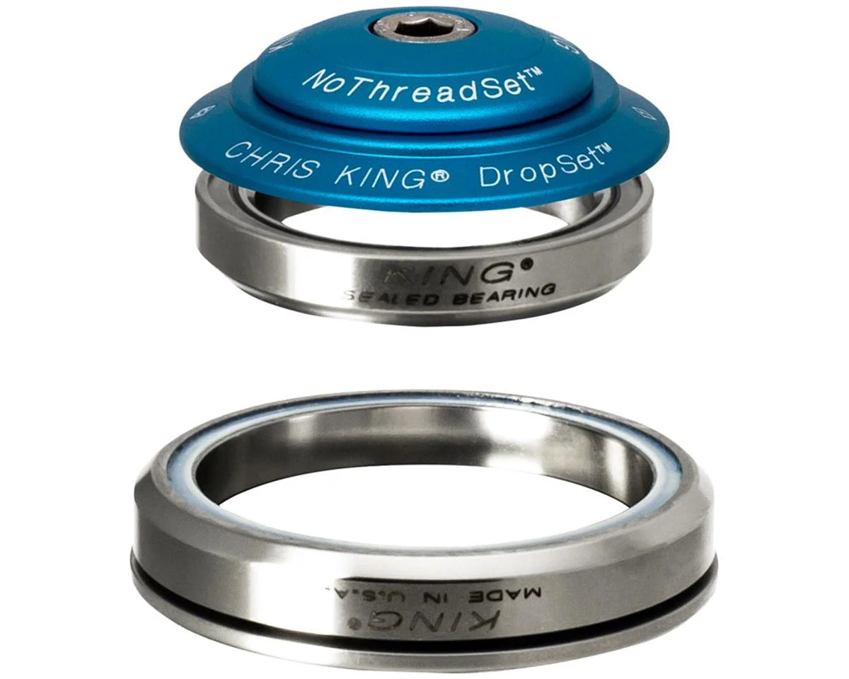 Chris King DropSet 5 Headset (Matte Turquoise) (1-1/8") (42/52mm) (45 Deg)